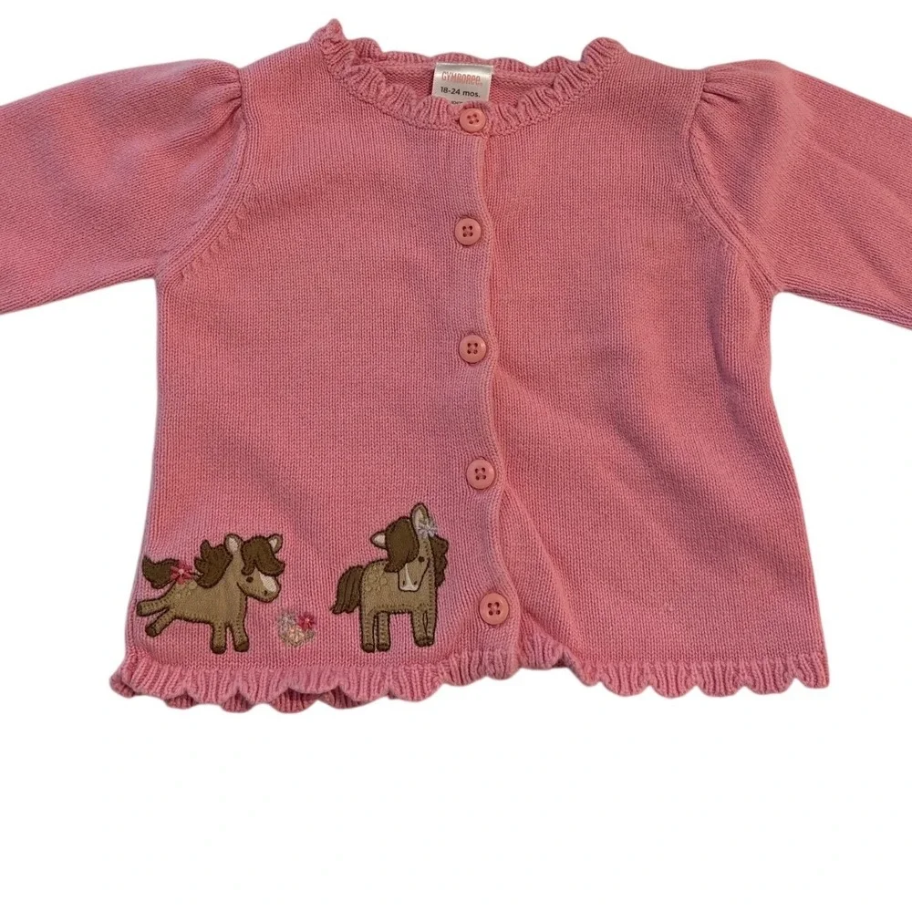 Gymboree pink knit